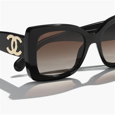 chanel 5487|CHANEL Sunglasses: Square Sunglasses, acetate — .